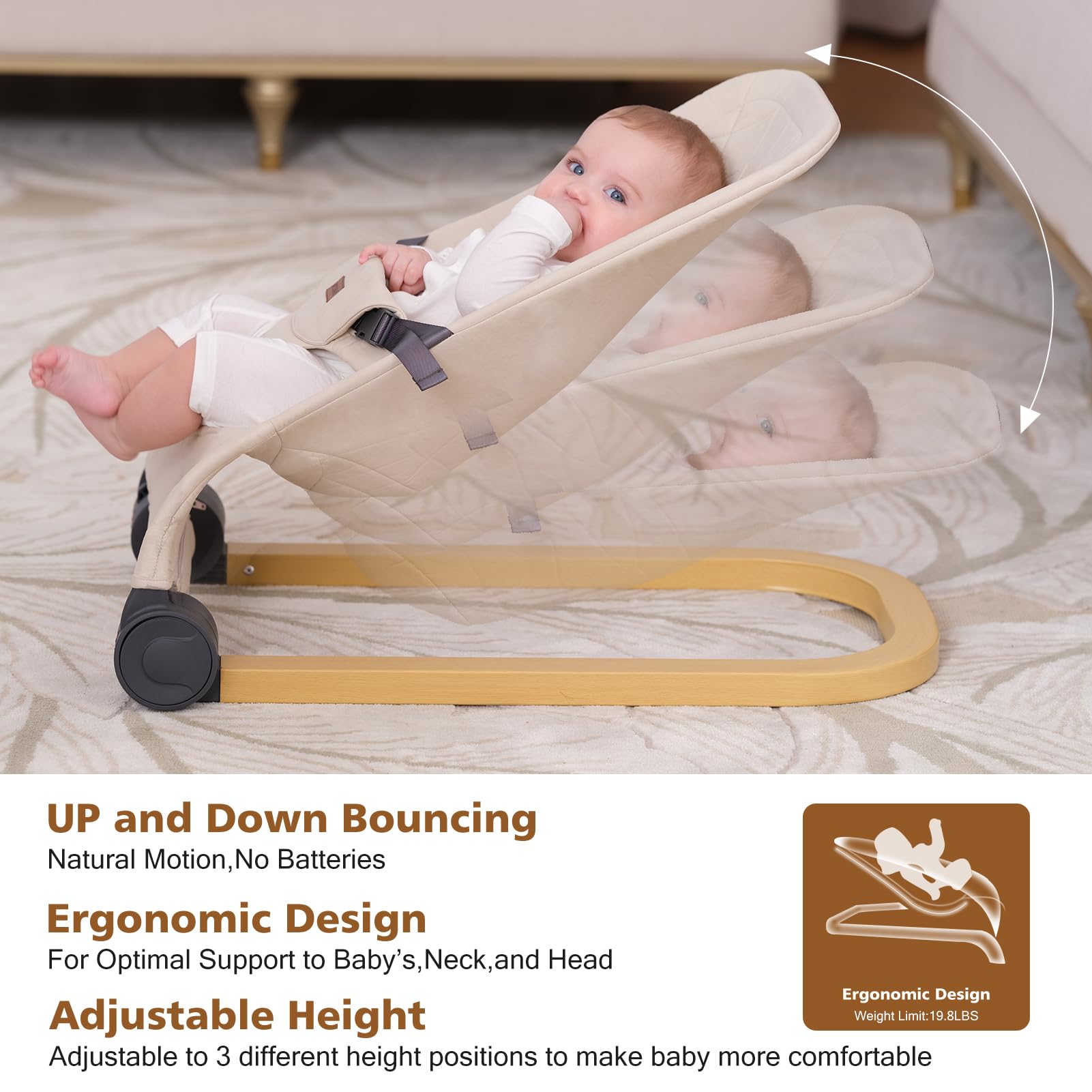 Winchild foldable design for easy storage and transport.