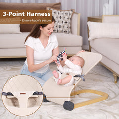 Winchild portable seat ideal for at-home and travel use.