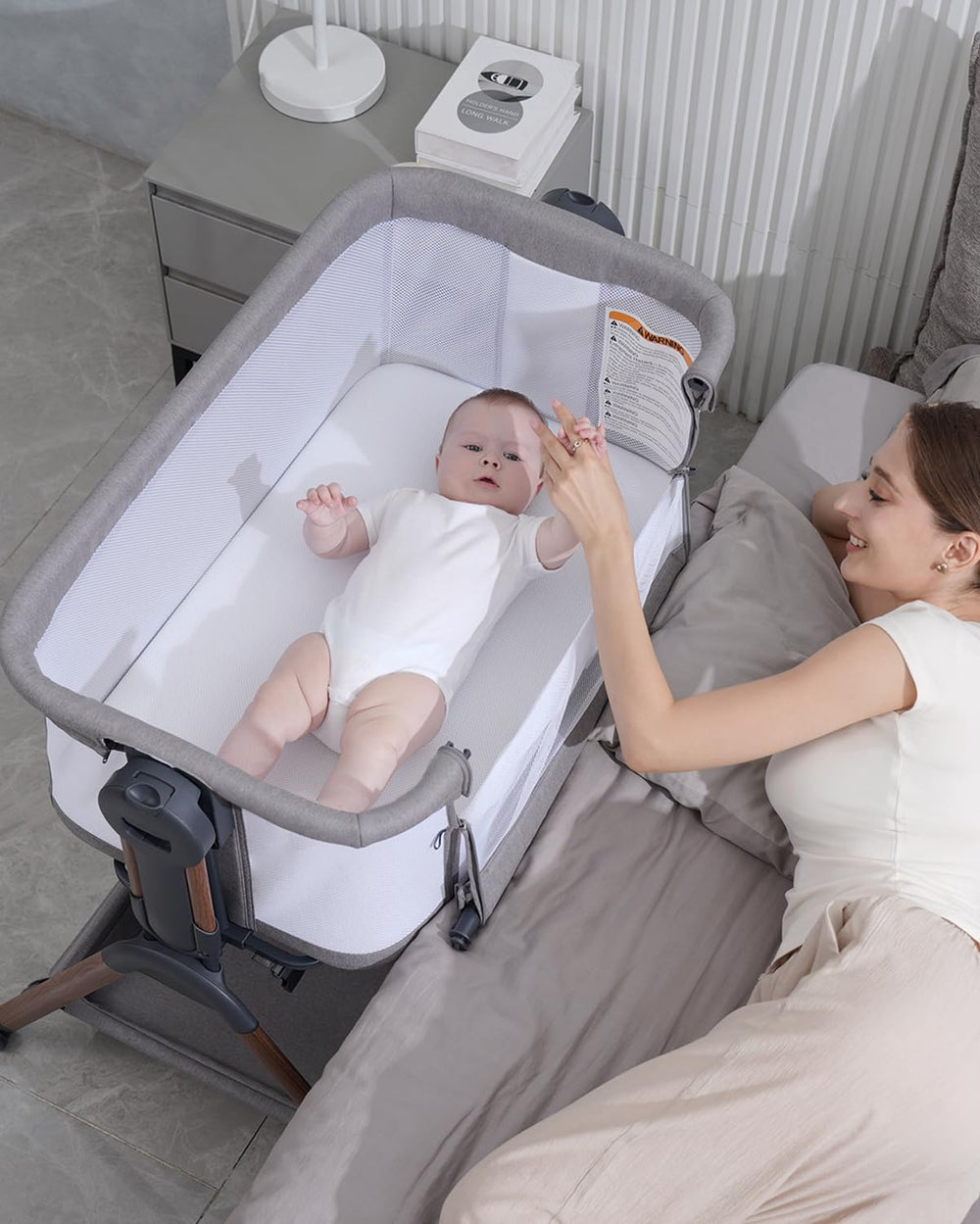 Winchild bassinet washable cover for easy cleaning and hygiene