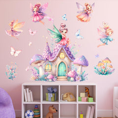 WINDVALE Fairy Wall Stickers Butterflies add light, airy nursery accents.