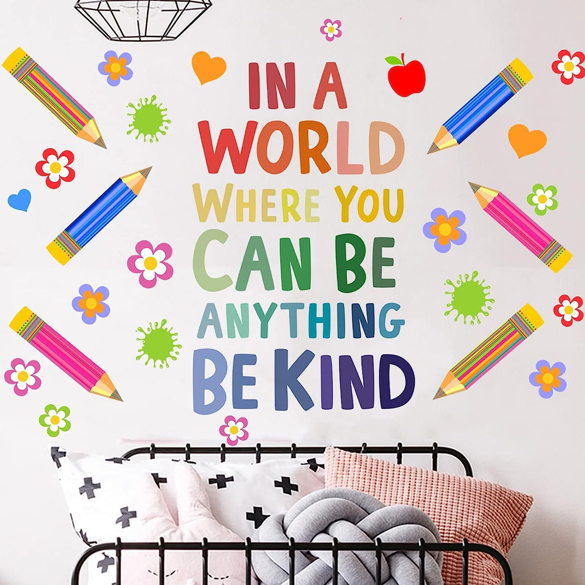 Windvale inspirational wall sticker for kids with peel-and-stick design for classroom motivation