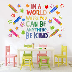 Windvale motivational quote wall sticker for classrooms, removable without residue for flexible decorating