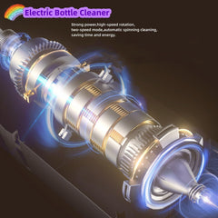 Winforhour electric bottle cleaner with drying rack for air drying.