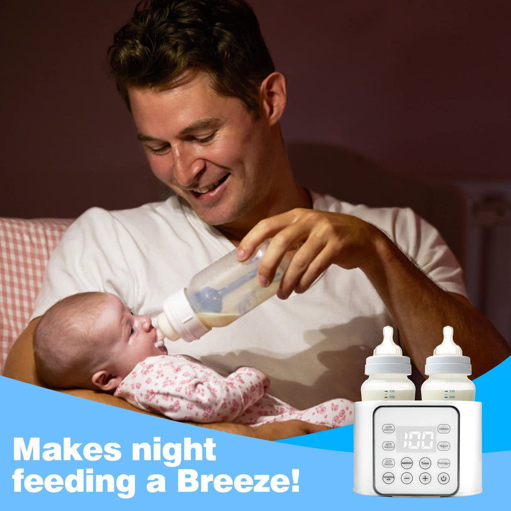 Winged Whale 9-in-1 baby food warming image for milk and meals
