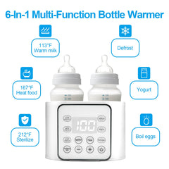 Winged Whale 9-in-1 twin-bottle setup ideal for twins feeding