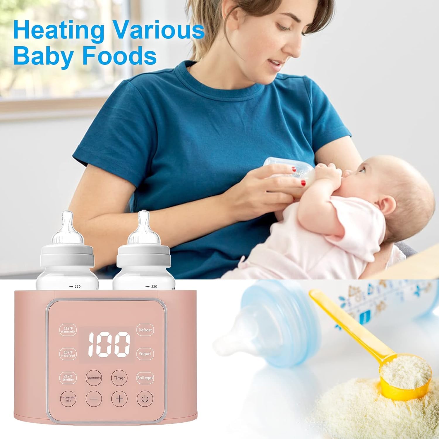 Winged Whale 24h thermostat keeps milk warm for day and night