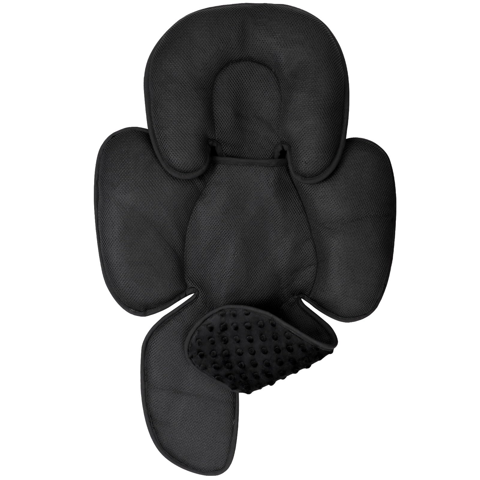 WINGHENLEE 2-in-1 head support for babies showing dual comfort features.