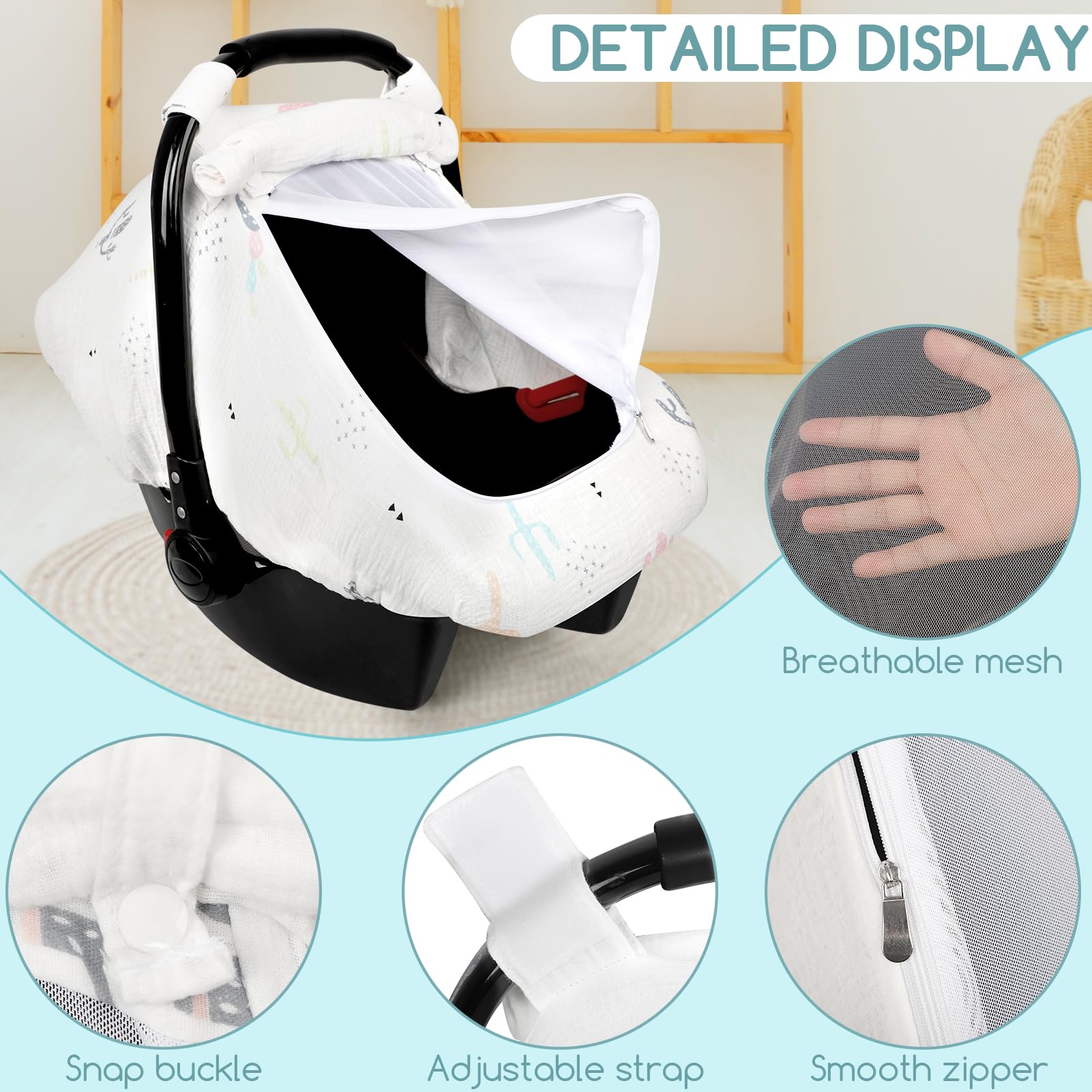 WINGHENLEE car seat cover provides 360-degree protection from the environment.