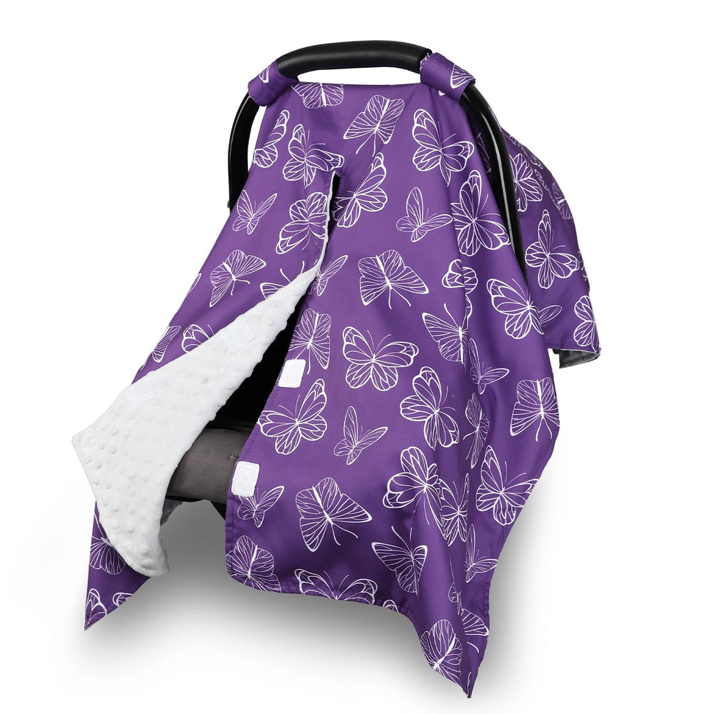 Winghenlee baby car seat cover with universal fit protects from wind and dust