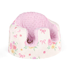 WINGHENLEE baby seat cover in pink floral pattern provides a soft, skin-friendly touch.