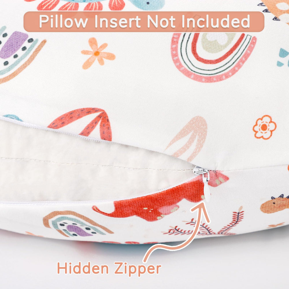 WINGHENLEE Dinosaur nursing cover helps keep baby calm during feeds with gentle textures.