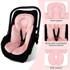 WINGHENLEE double-sided pink infant cushion provides versatile comfort options.