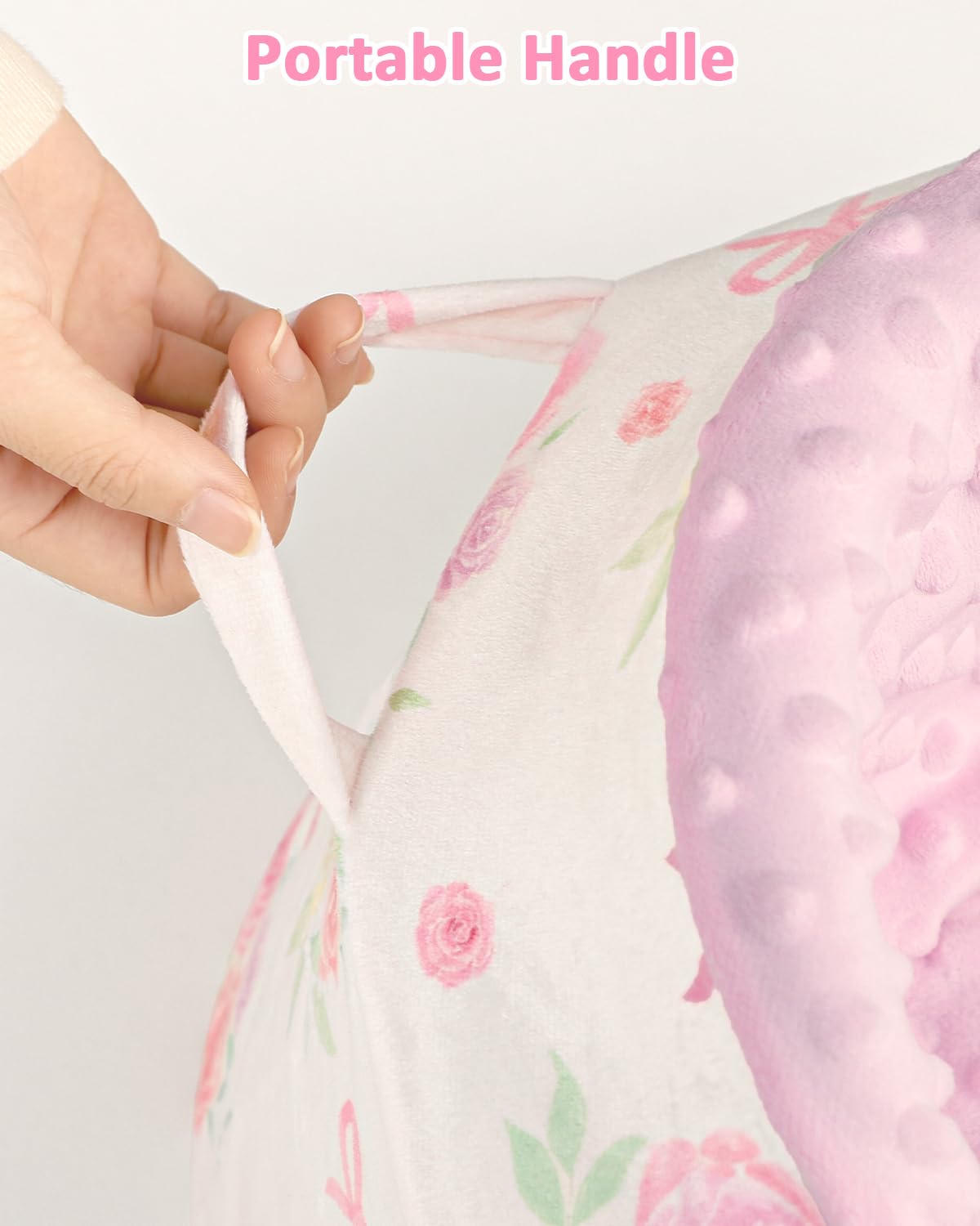 WINGHENLEE machine-washable seat cover simplifies cleanup after feeding or messy playtime.
