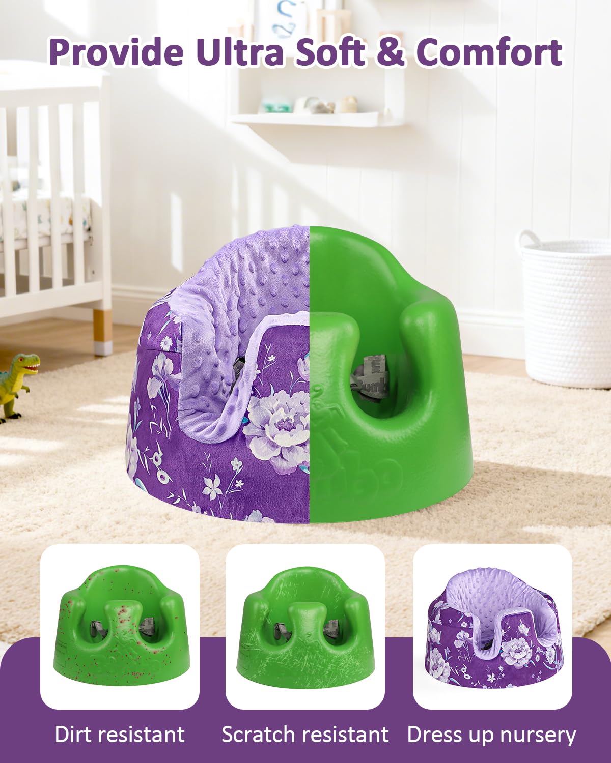 Winghenlee machine washable seat cover preserves softness and color.
