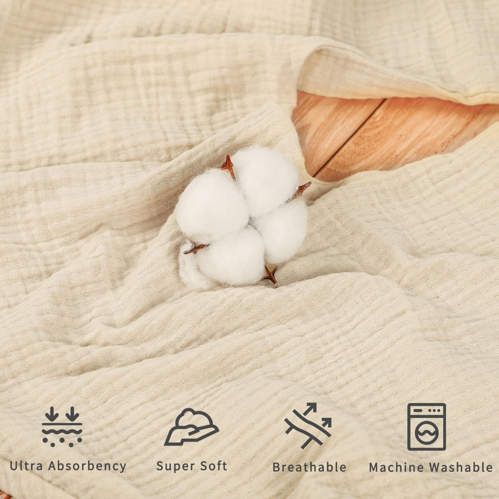 Winghenlee muslin nursing pillow cover side zipper for quick removal.