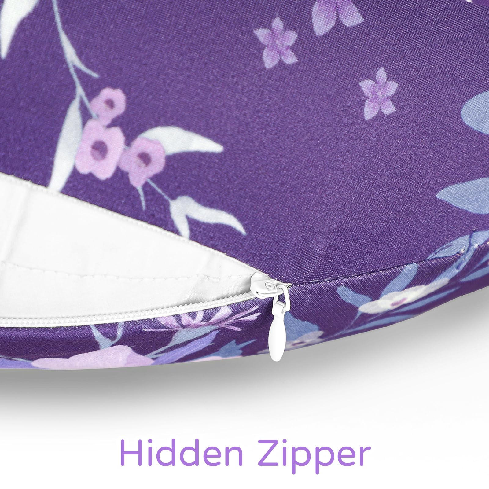 WINGHENLEE machine-washable nursing pillow cover for easy stain removal