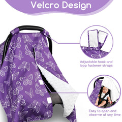 Winghenlee warm infant cover keeps newborns cozy on car rides