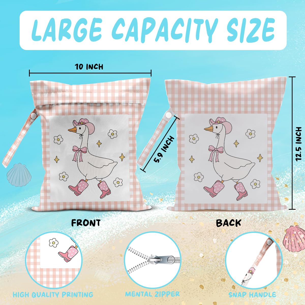 WINGTECA wet bag built with durable polyester material for long-lasting use