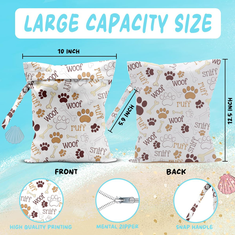 WINGTECA wet bag with durable polyester shell keeps items dry during workouts and beach trips.