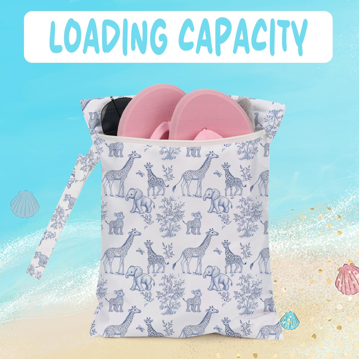 Wingteca Wet Bag offers versatile wet and dry storage for swimsuits, cosmetics, and more.