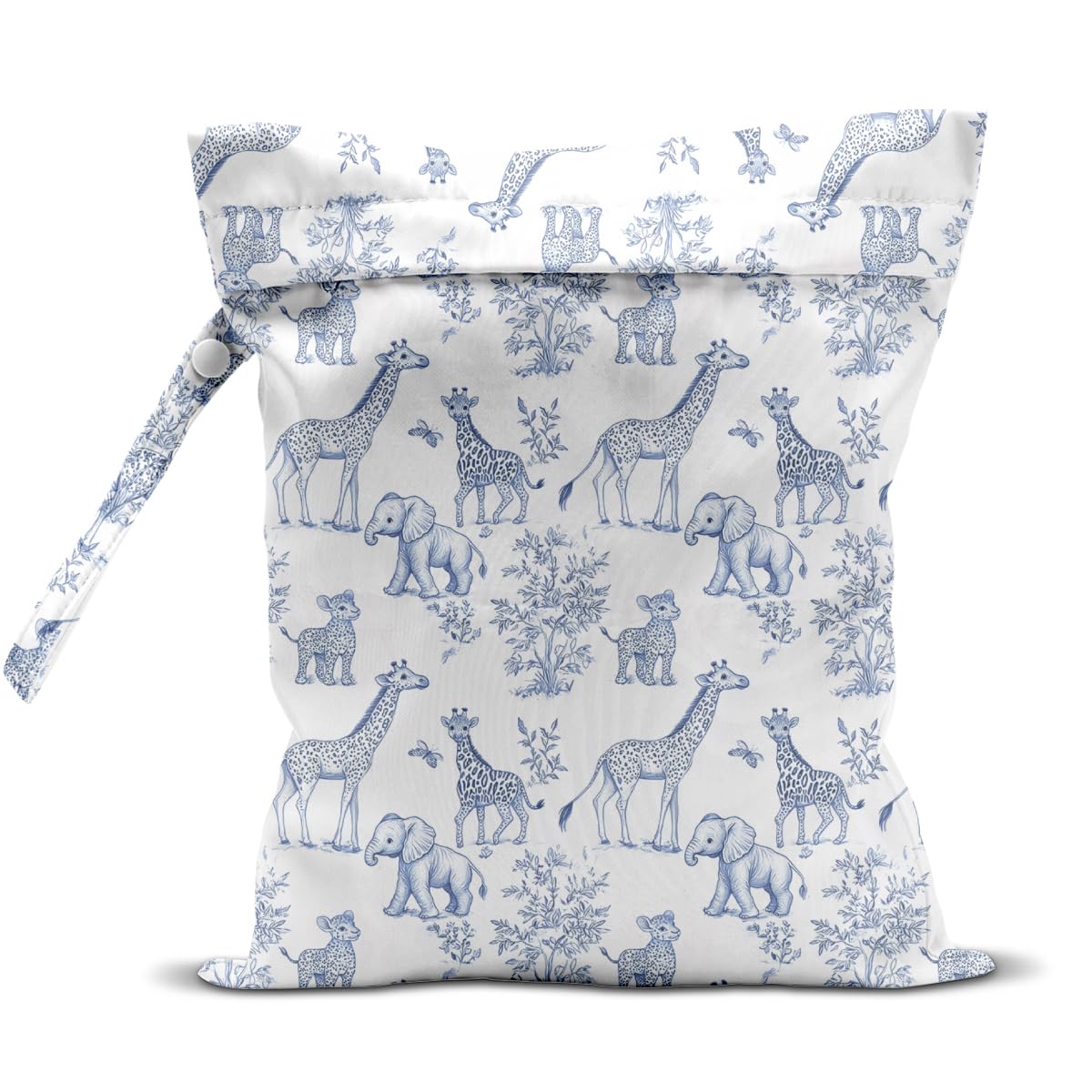 Wingteca Wet Bag shows its spacious 12.5 x 10 inch footprint, ideal for beach gear.