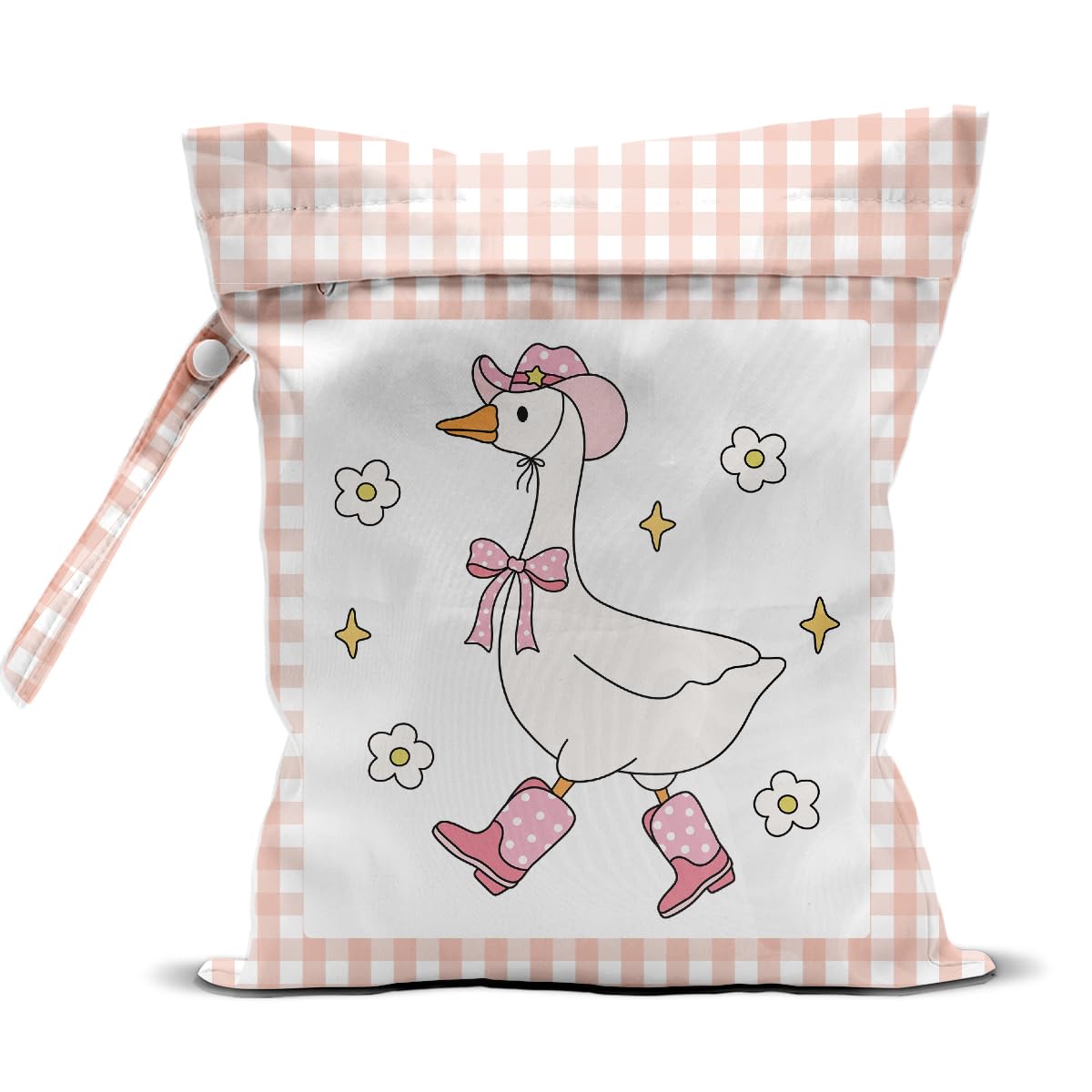 WINGTECA wet bag showing spacious 12.5x10 inch footprint for beach and gym use