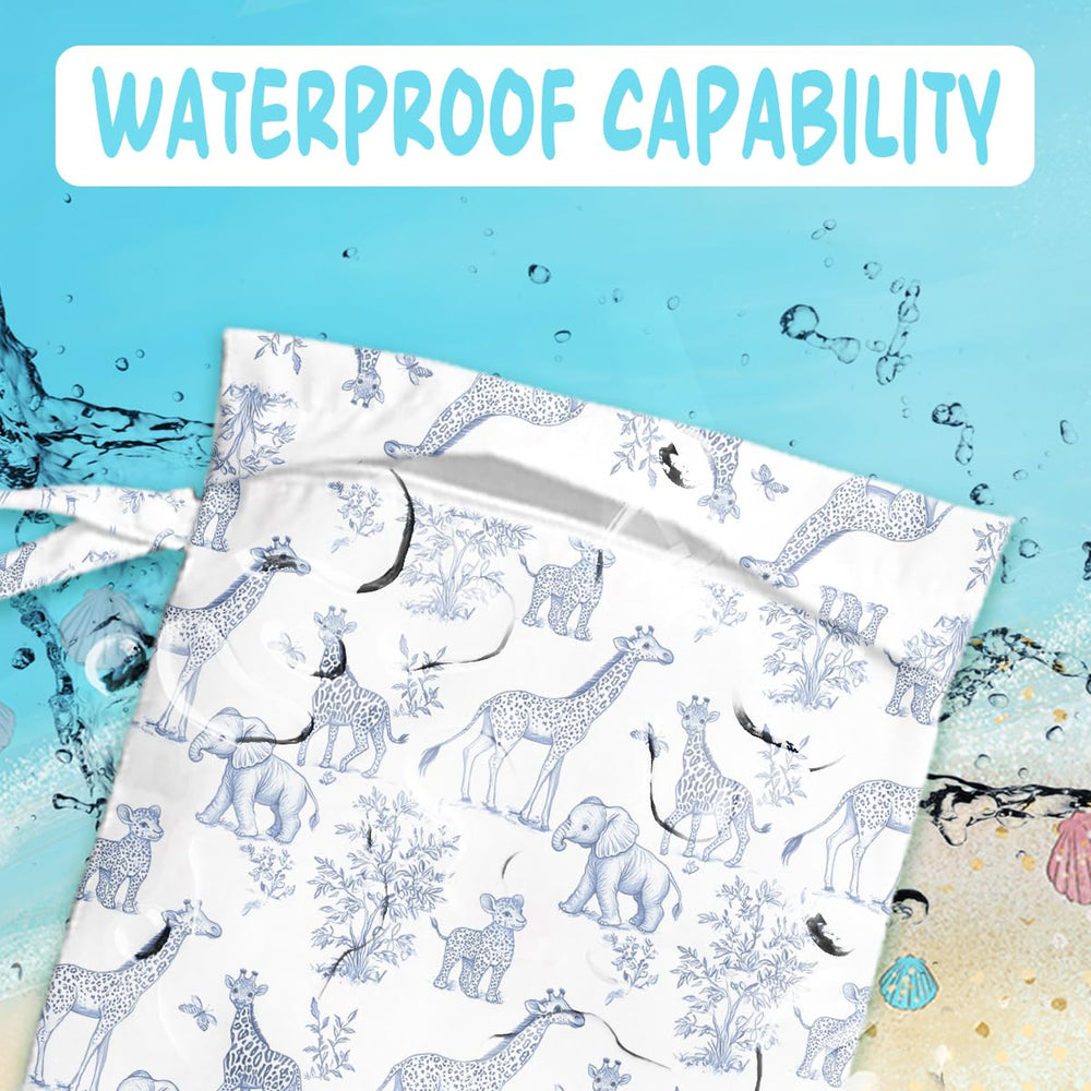Wingteca Wet Bag features a sturdy zipper to prevent leaks during travel.