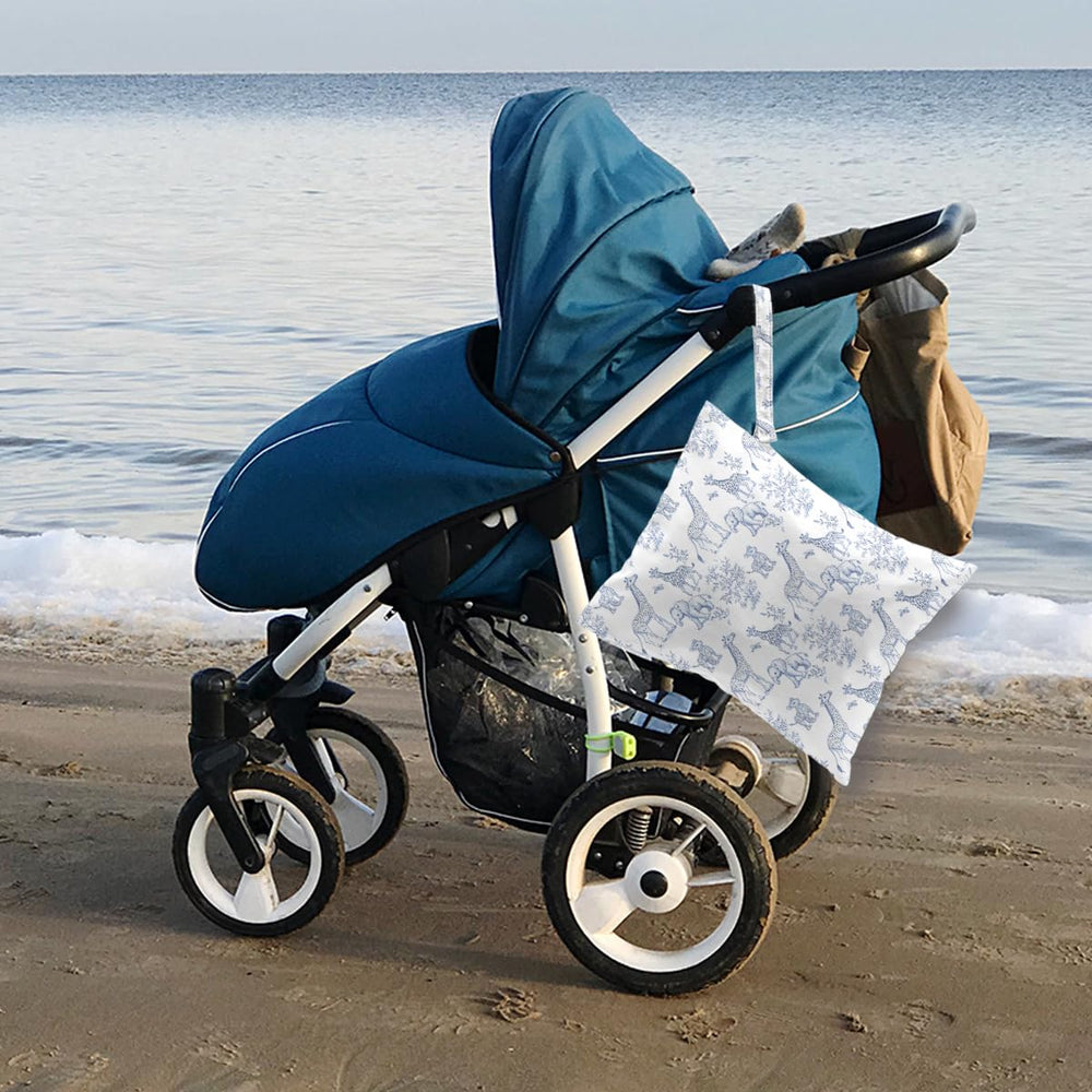 Wingteca Wet Bag showcases fun patterns to stay organized with style.