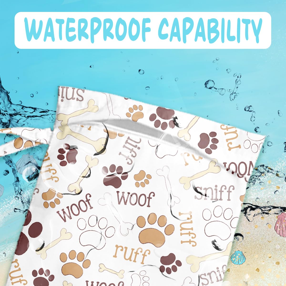 WINGTECA wet/dry bag offers versatile storage for towels, clothes, toys, and cosmetics.