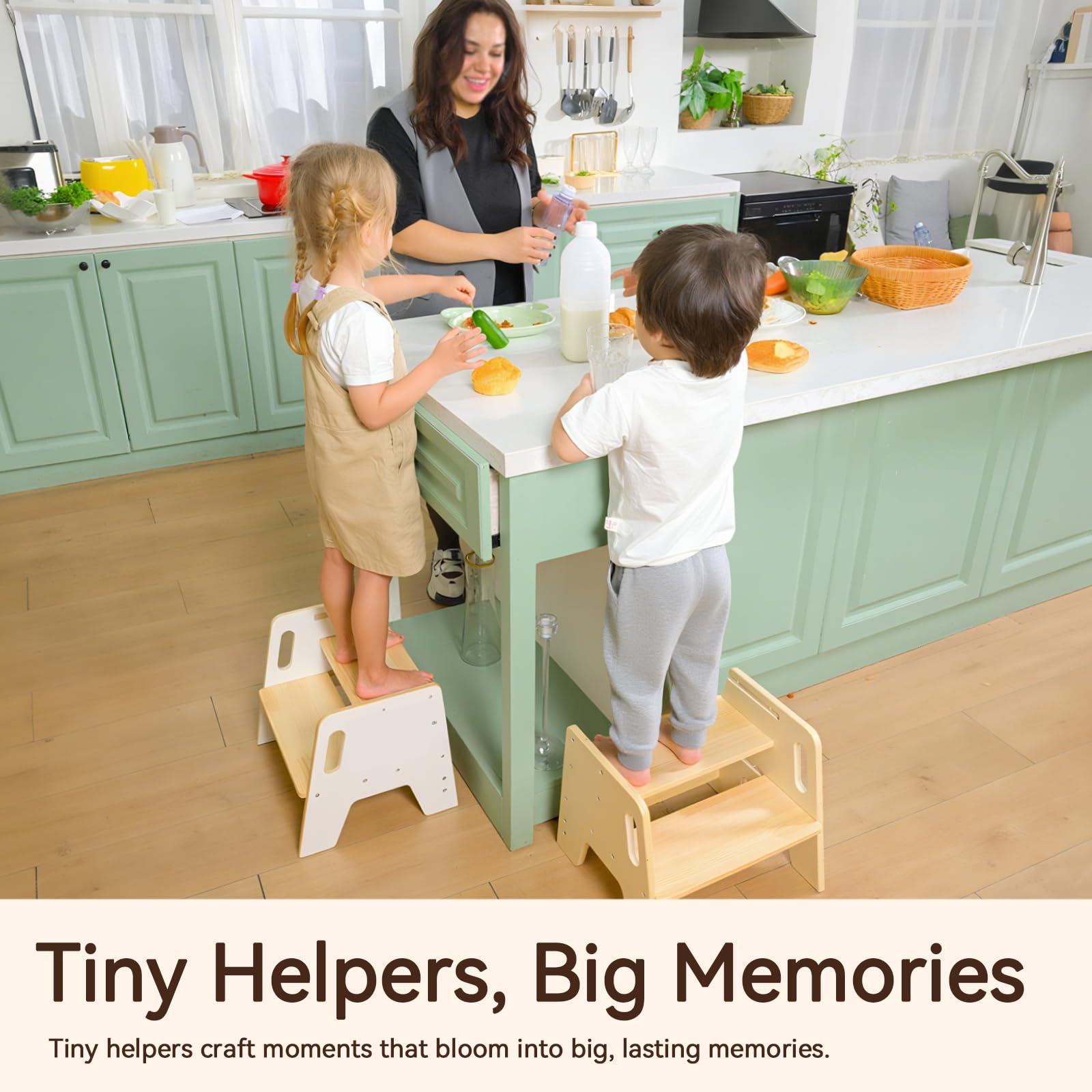 Easy-clean surface of the Wingyz stool wipes clean after meals or playtime.