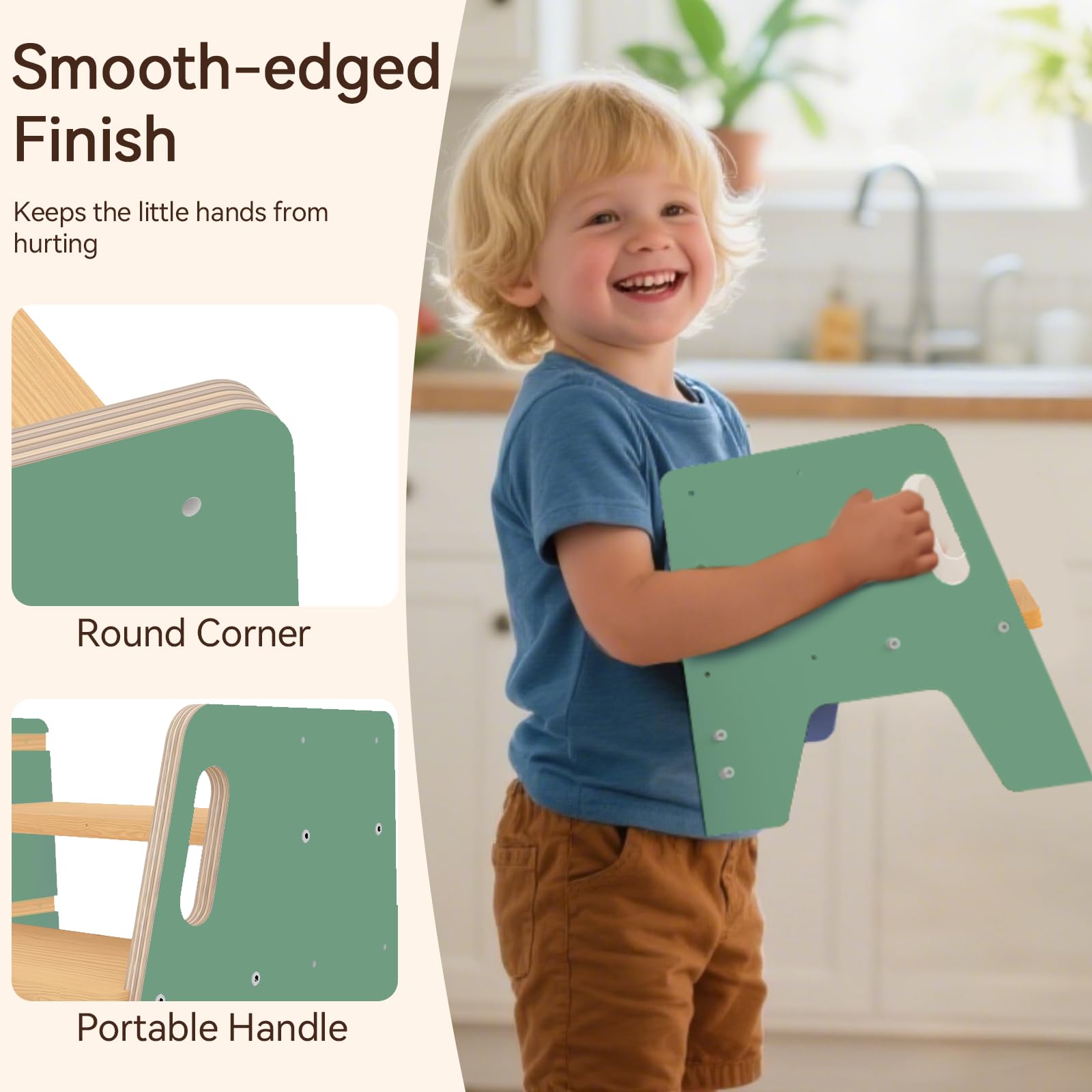Wingyz height adjustable stool adapts to sinks, counters and potty training