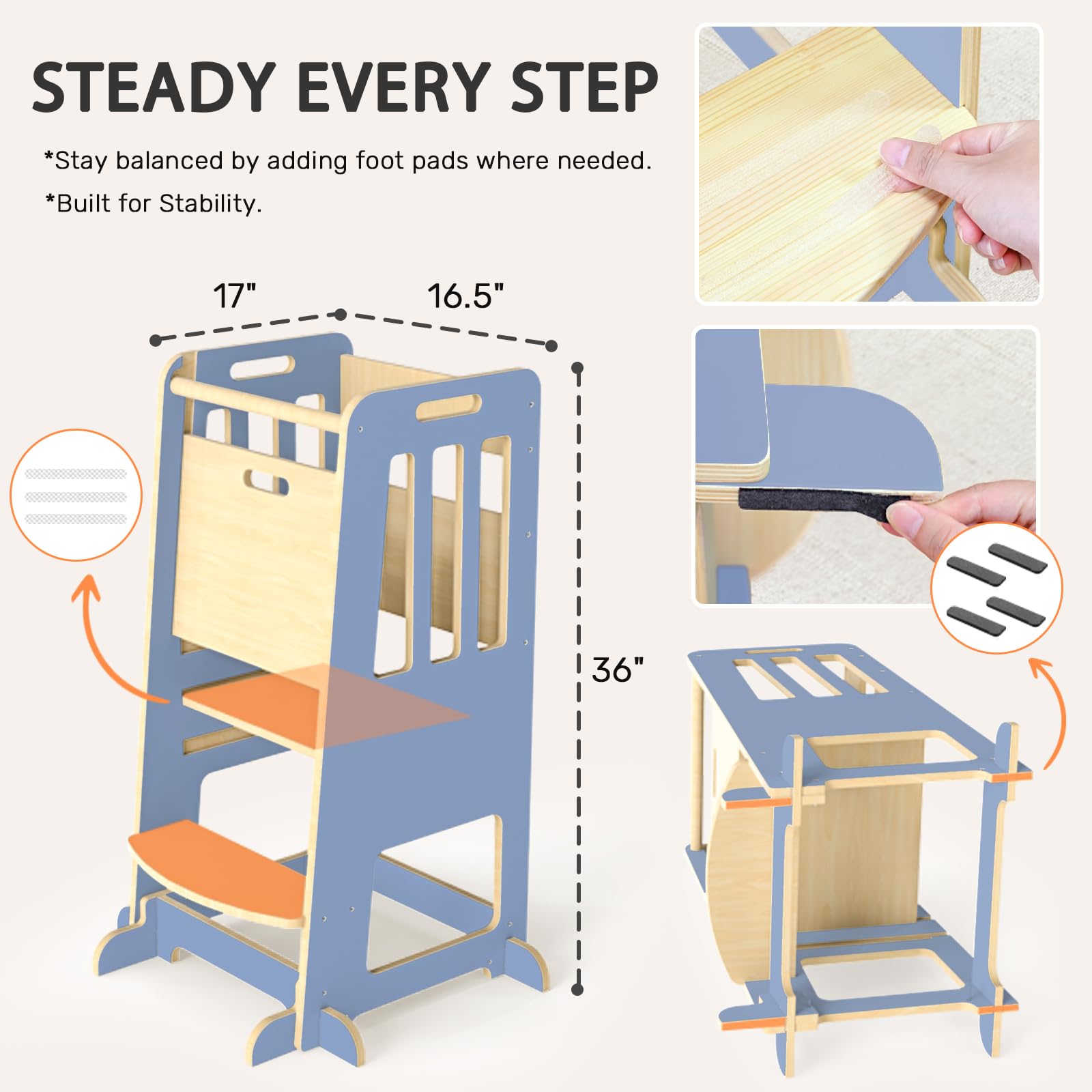 WINGYZ Toddler Tower countertop use supports independent cooking tasks.