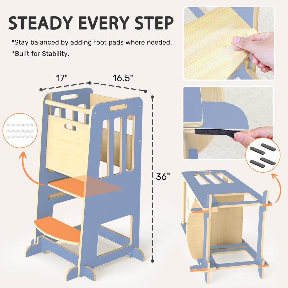 WINGYZ Toddler Tower countertop use supports independent cooking tasks.
