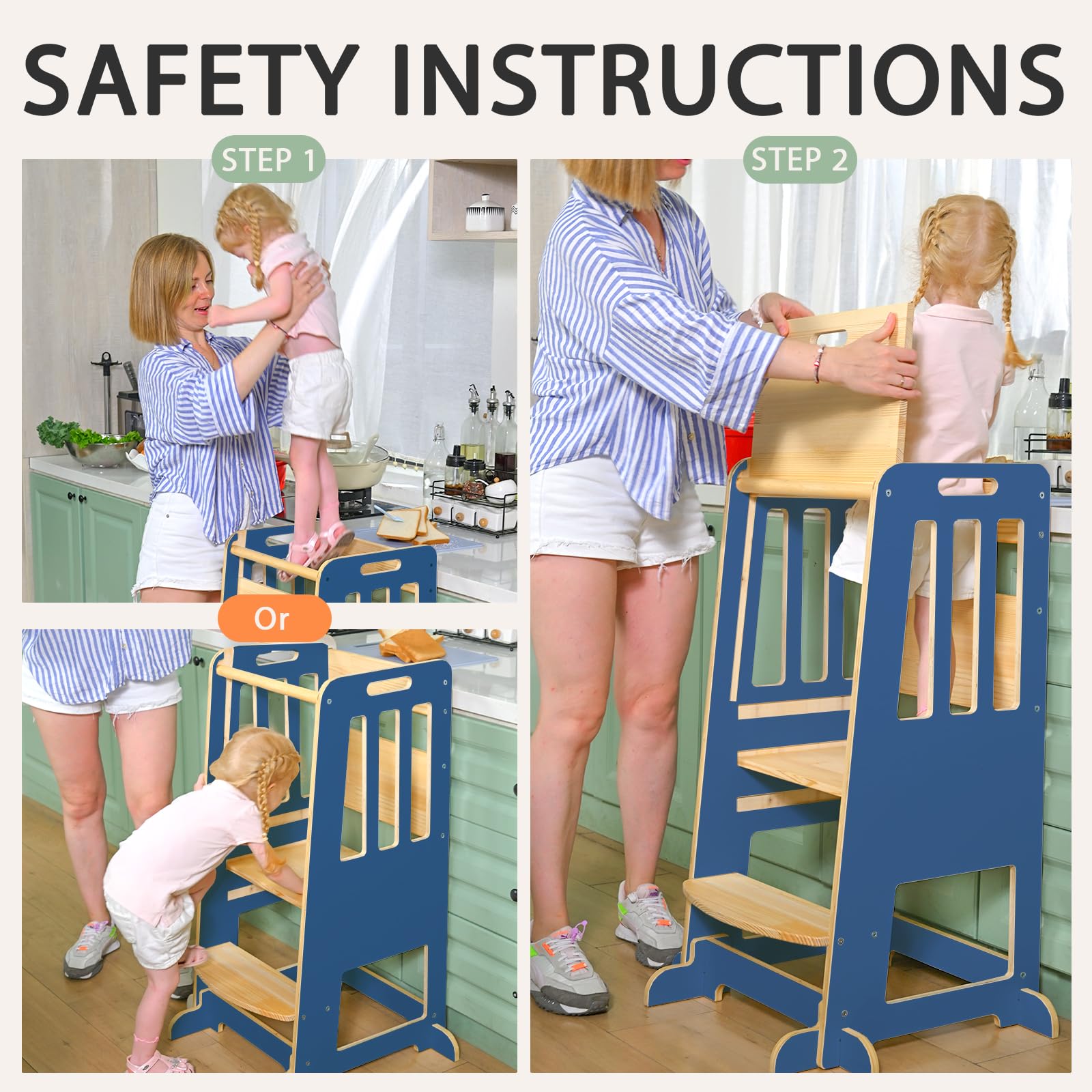 Wingyz Toddler Tower easy assembly with included tools.