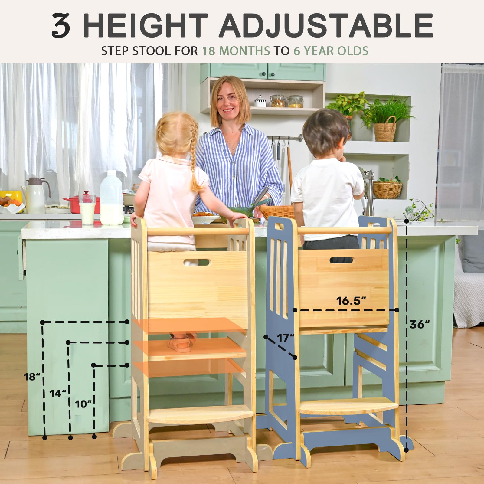 WINGYZ Toddler Tower safety rail for secure climbing and exploration.