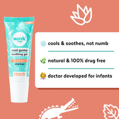 Wink Naturals Wink Well pea-sized amount ready for gum application