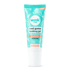 Wink Naturals Wink Well teething gel jar close-up for soothing gums