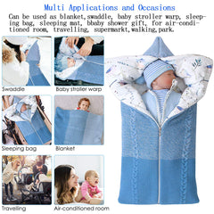 Winmany Adjustable Zippers Blue lets you customize warmth and shape.