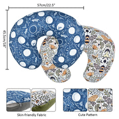 Winmany universal-fit nursing-pillow-cover on a U-shaped pillow