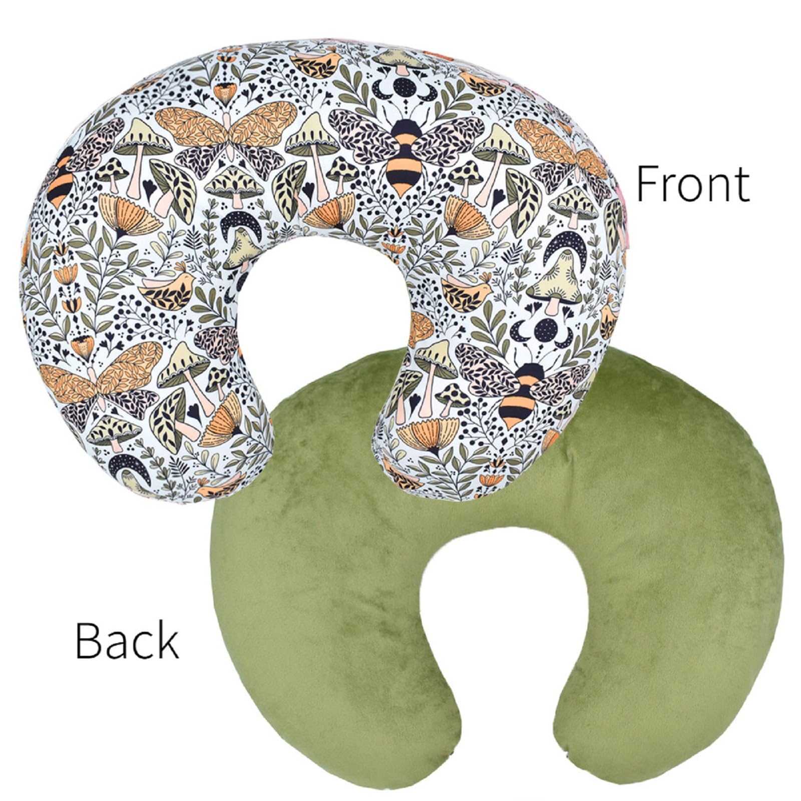 Winmany nursing pillow cover with snowflake design adds playful style to nursing time.