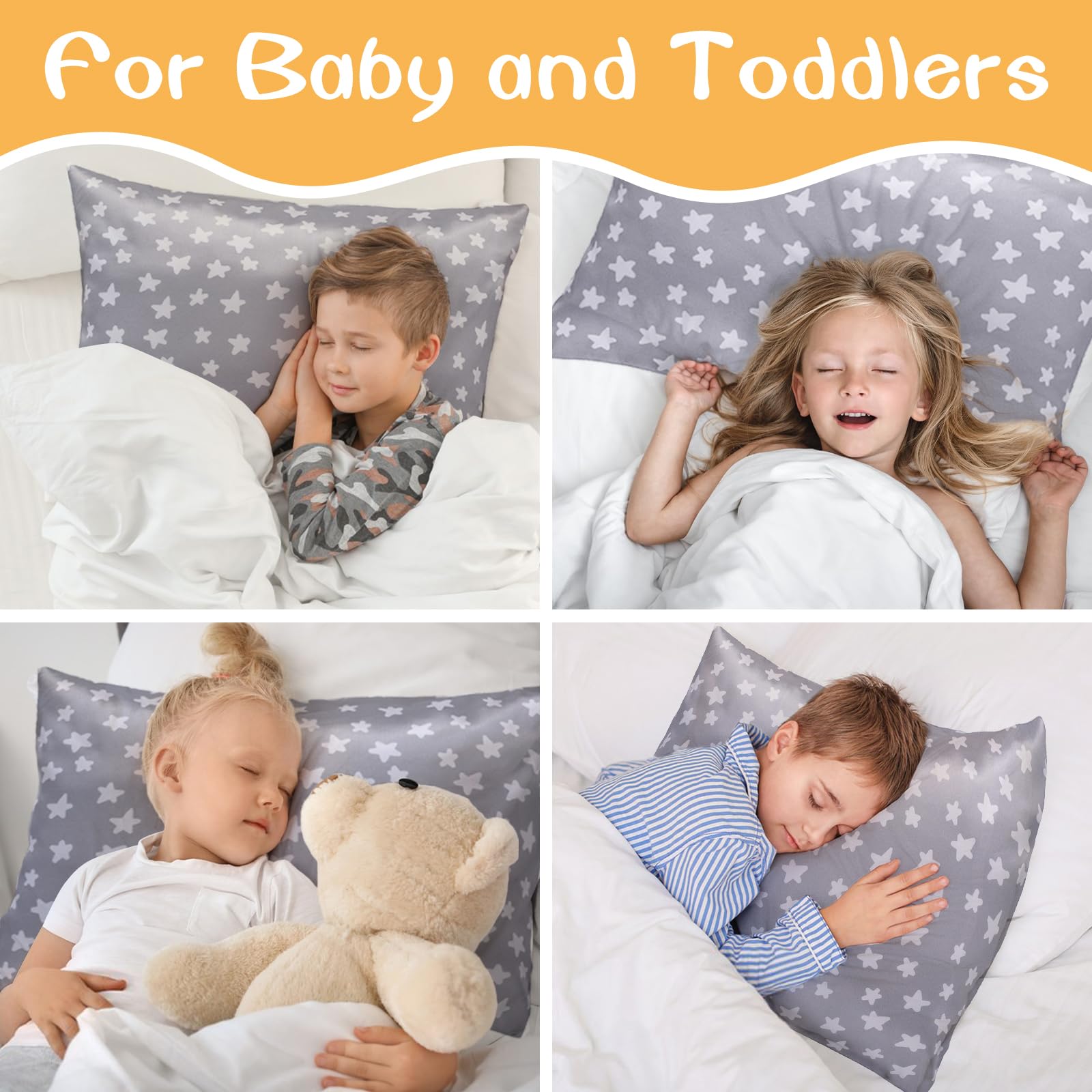 Winmany two-pack pillowcases ideal for travel and cleanup