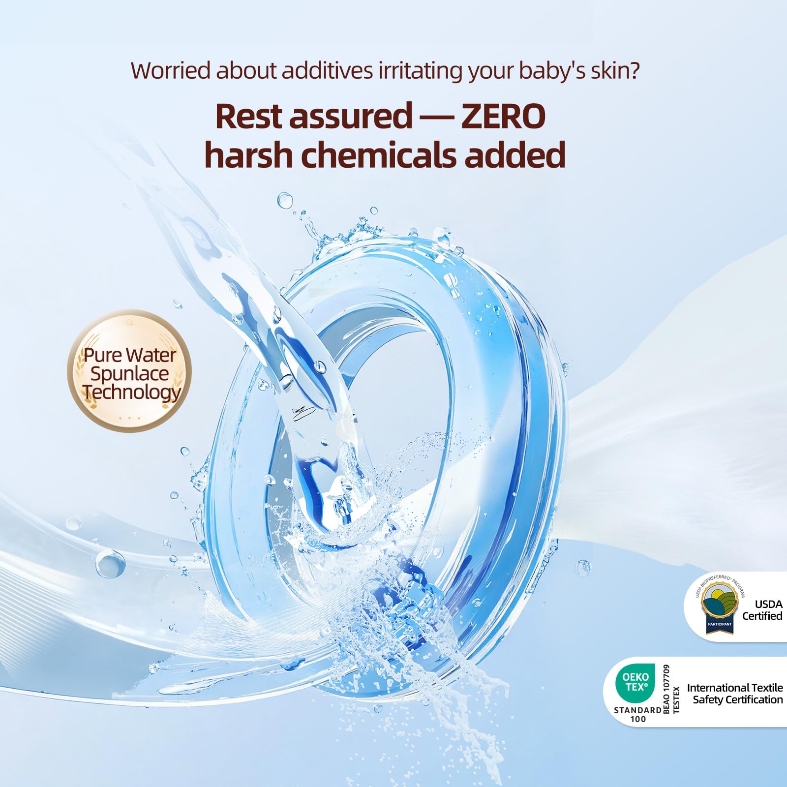 Winner biodegradable cotton wipe supporting eco-friendly daily care routines.