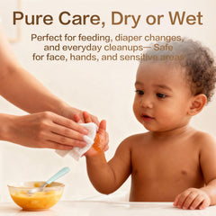 Winner flat-weave wipe surface that reduces irritation