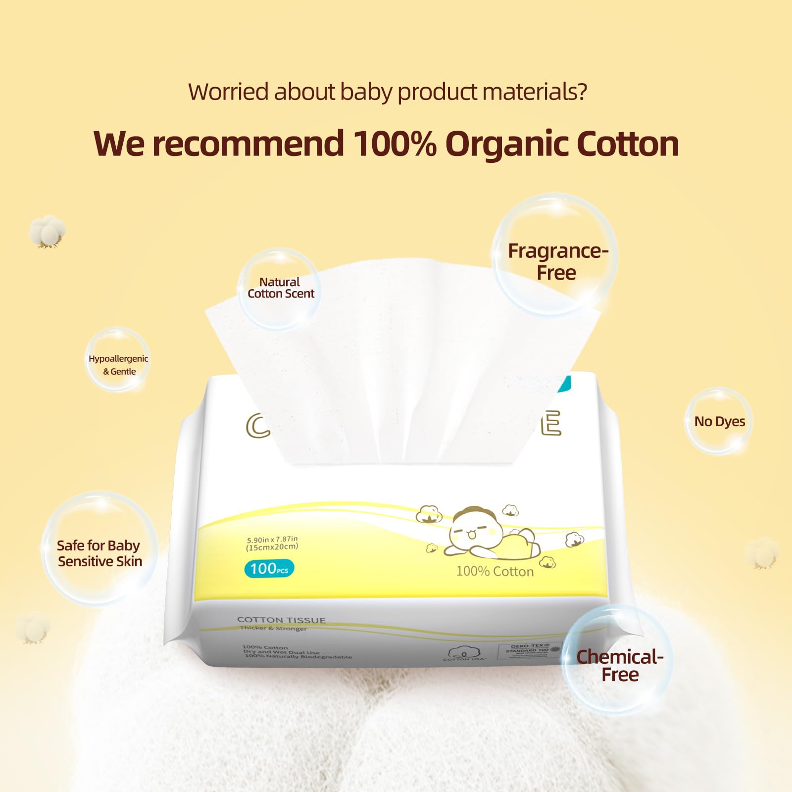 Winner multi-use dry and wet wipes suitable for diaper changes and mealtime cleanup.