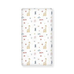 Winpema giraffe toy crib sheet with a snug fit for peaceful naps.
