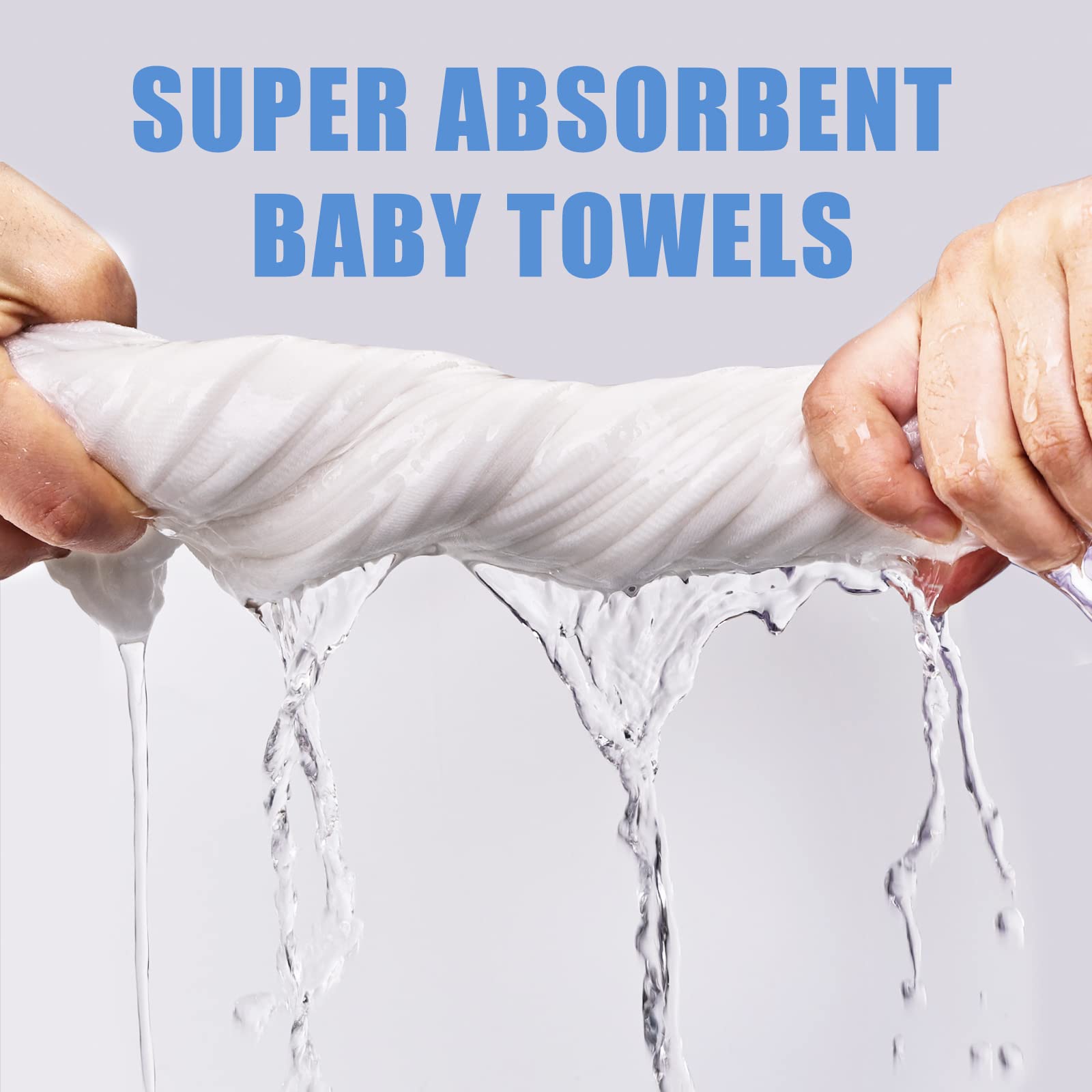 WinReal towel being used as swaddle or wrap outdoors.