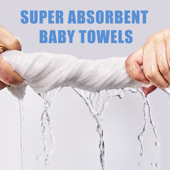 WinReal towel being used as swaddle or wrap outdoors.