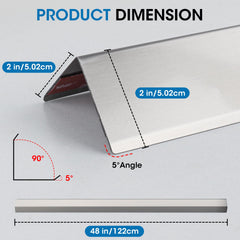 WINSMAR corner guard with tape for simple installation and secure adhesion.