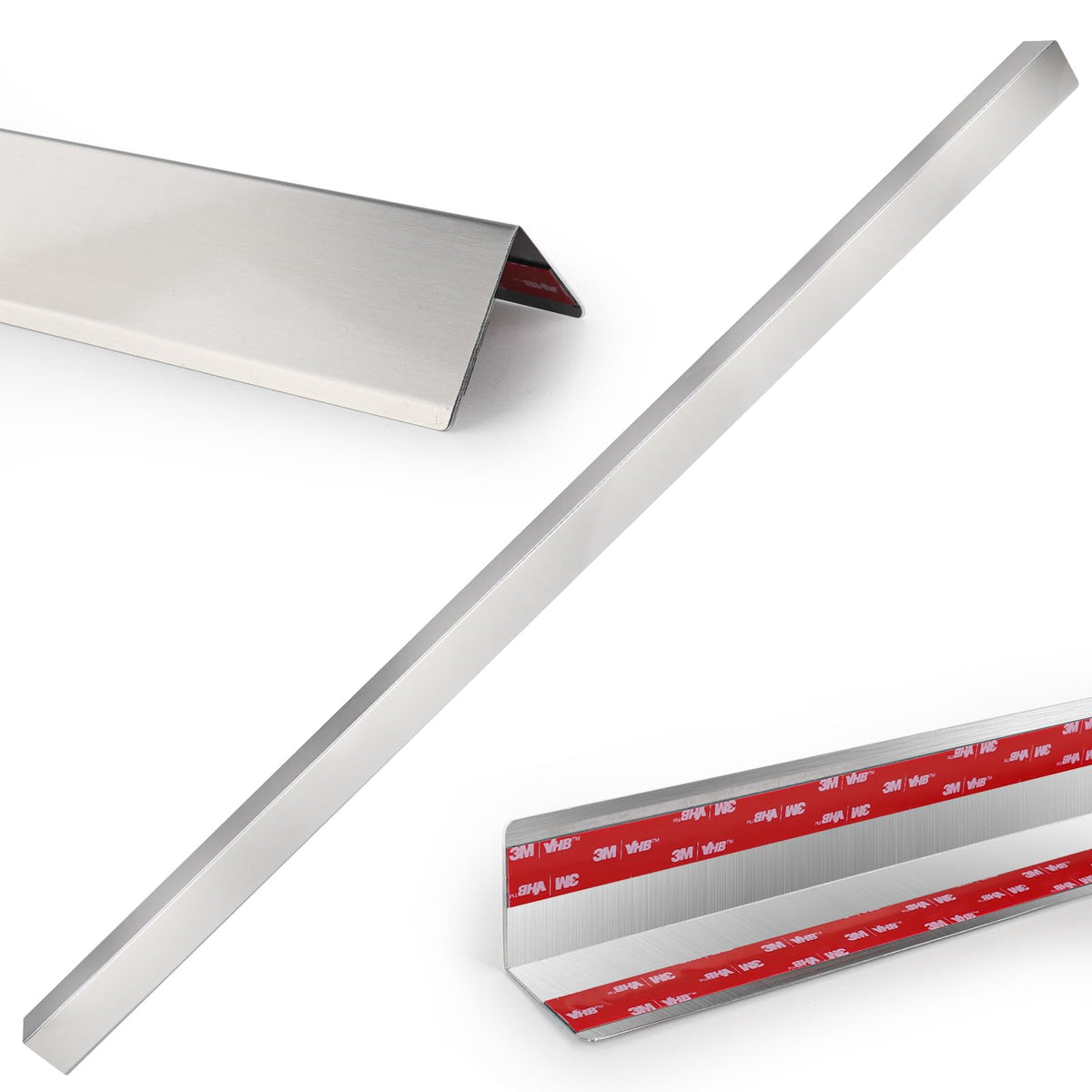 WINSMAR stainless steel corner guard mounted on a wall edge for durable protection and easy cleaning.