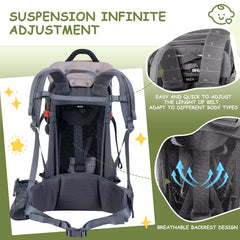 Adjustable-seat feature on WIPHA baby carrier supports growth